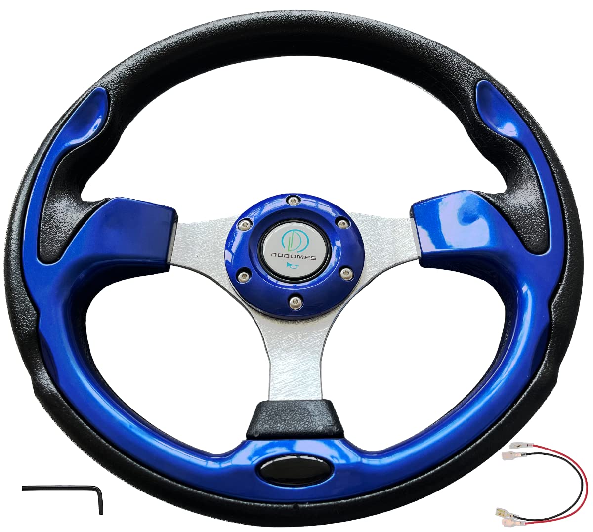 Universal Racing Steering Wheel for Golf Cart, EZGO