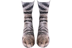 ENGMOO Funny Christmas Gift Animal Paw Socks Stocking Stuffers White Elephant Gifts for Adult Men Women Teens