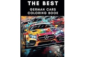 The Best German Cars Coloring Book