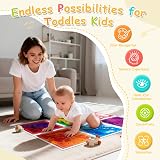 Art3d Colorful Liquid Sensory Floor Tiles 11.8 x 11.8 6 pcs view 4
