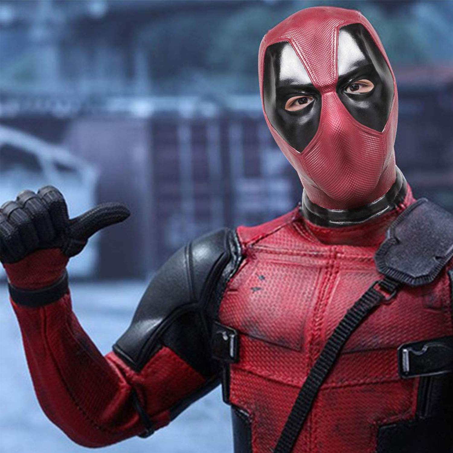 Halloween DP Full Head Mask Deluxe Latex Helmet Cosplay Accessory