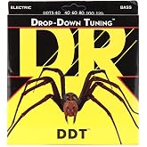 DR Strings DDT Electric Bass Guitar Strings - .040-.120 Light