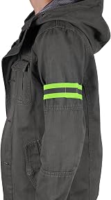 URAQT Reflective Wrist Strap 4-Pack High Visibility Safety Gear view 8