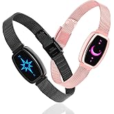 PNMNBW Long Distance Touch Bracelets for Couples, Vibration &amp; Light up | Long Distance Couples Bracelets Relationship Gifts for Girlfriend Bluetooth Pairing Jewelry Xmas Gifts