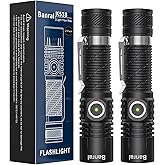 Rechargeable Tactical Flashlights, High Lumens Small Mini USB-C LED Flashlight, Compact EDC Flash Light, 4 Modes&Memory Function, Waterproof Pocket Lights for Home,Camping,Emergency,Christmas Gifts