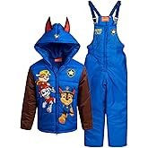 Nickelodeon Boys Paw Patrol Snowsuit - 2 Piece Ski Jacket, Snow Bib Ski Pants Overalls: Toddler/Boys, 2T-7