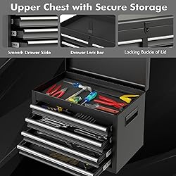 Goplus Tool Chest, 5 Drawers Rolling Tool Cabinet