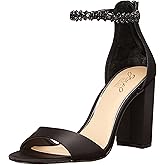 Jewel Badgley Mischka Women's Louise Heeled Sandal, Black, 11