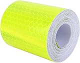 Akozon Fluorescent Orange Reflective Tape 5cm x 5m High Vis Waterproof Warning view 4