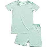 TongKiKi BABY 2T-10Y Toddler Kids Girls Boys Soft Comfy 2pcs Set Short Sleeve Shirts and Pants Sets