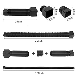 2 Pack Rain Gutter Downspout Extensions, Upgraded