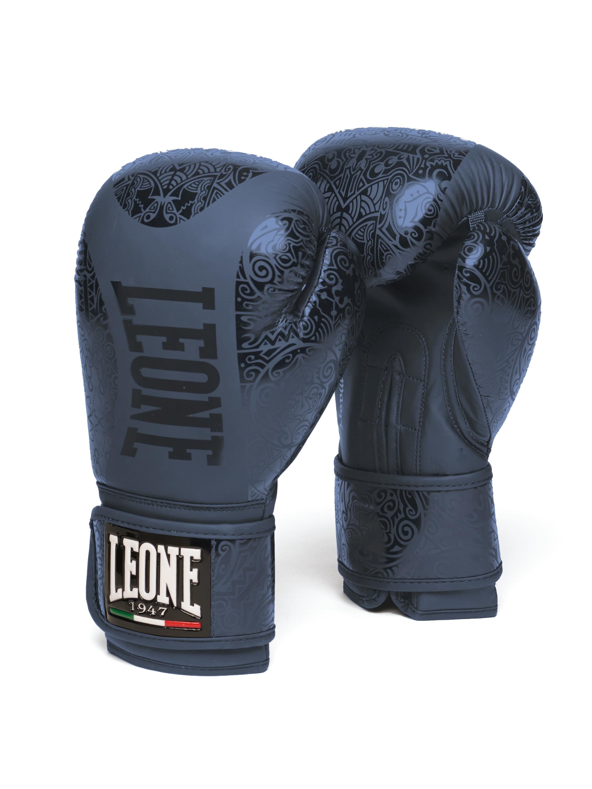 LEONE 1947, New Maori Boxing Gloves Blue 10oz. GN070 Image