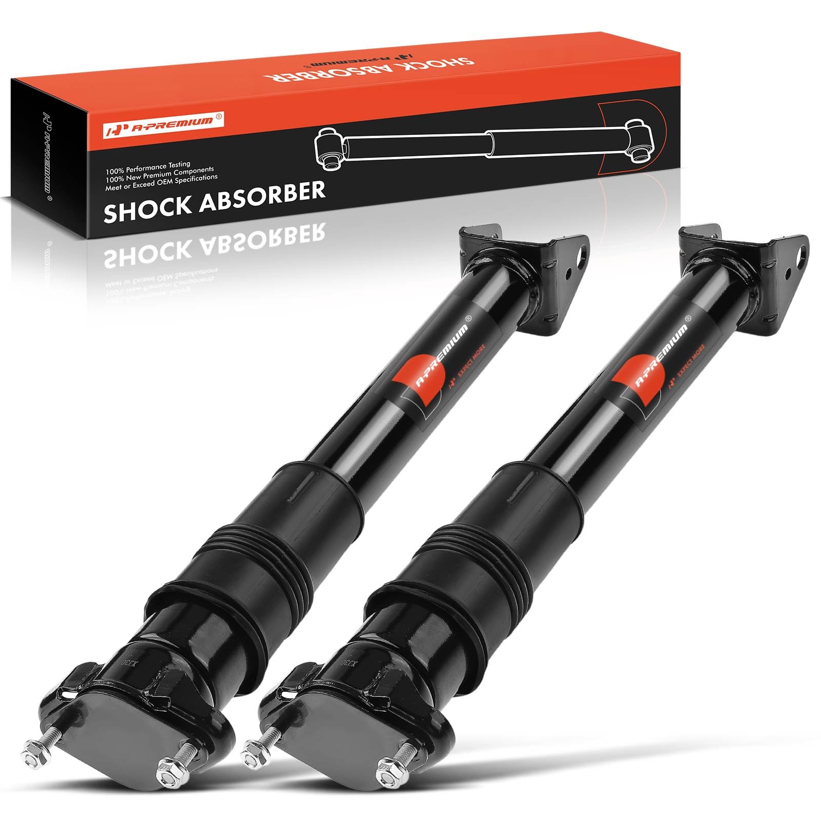 A-Premium Rear Pair (2) Strut Shock Absorber Compatible with Mercedes ...