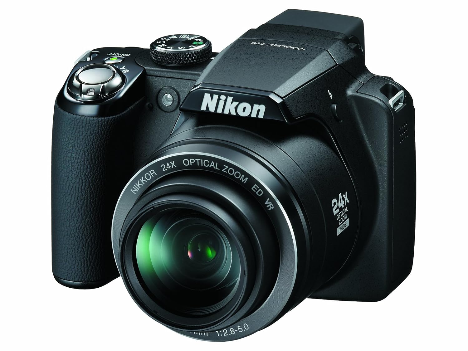 Amazon.com : Nikon Coolpix P90 12.1MP Digital Camera with 24x Wide Angle  Optical Vibration Reduction (VR) Zoom and 3 inch Tilt LCD : Point And Shoot  Digital ...