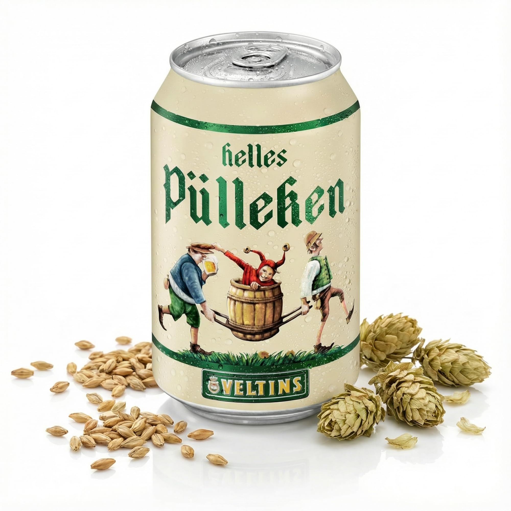 Helles Pülleken, EINWEG (18 x 0.33 l Dose) - Helles Bier – Mild & süffig 2