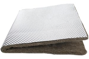 AC PERFORMANCE Basalt Laminated Aluminum Heat Shield Insulation Armor for Exhaust headers, Manifolds, Turbo housing, 1/2" Thick x 1' Wide x 2' Long