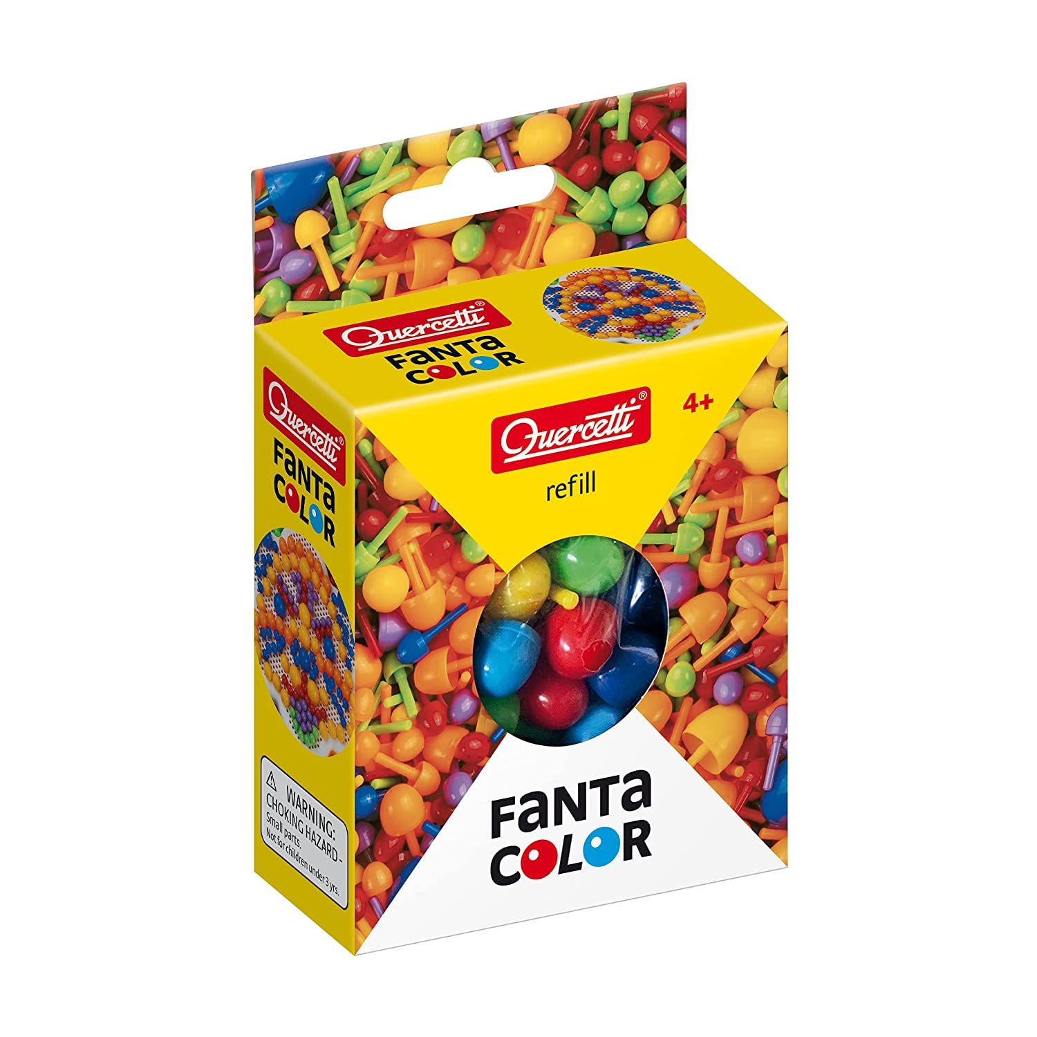 Quercetti - 2514 Fantacolor Refill - mixed pegs d.15