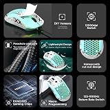 KUIYN 383 PRO M5 Ultralight Wired Gaming Mouse 65g PAW3325 12000 DPI 26 RGB view 8