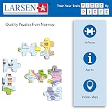 Larsen K2 Europe Political Map Jigsaw Puzzle 48 Pieces Kids Adults Tray Frame view 3