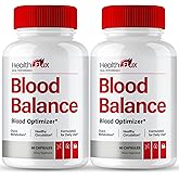 Health Flux Blood Balance Advanced Blood Formula Capsules, Official HealthFlux Supplement Pills - Maximum Strength, All Natural Healthy Circulation & Stable Levels, Health Flux Reviews (2 Pack)