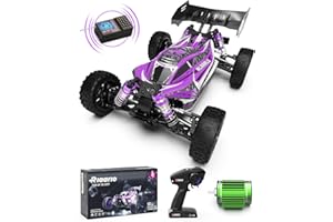 RIAARIO 1:14 RTR Brushless Fast RC Cars for Adults with Independent ESC, Max 63mph Hobby Off-Road RC Trucks, RC Monster Trucks with Carbon Fiber Chassis, Oil Filled Shocks Remote Control Car for Boys