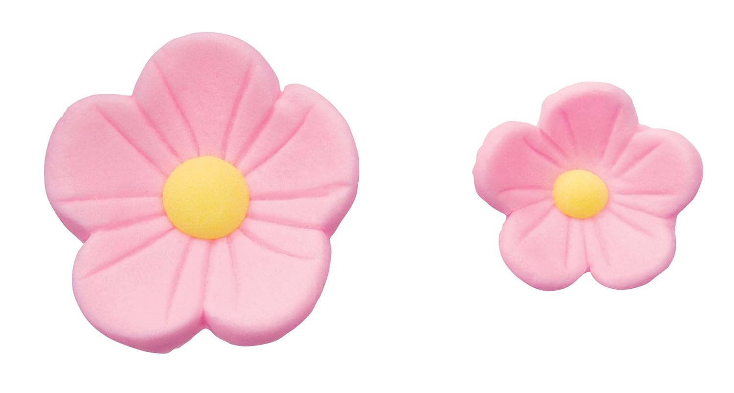 Wilton Premade Icing Pink Posies Kitchen & Dining