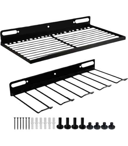 9-Piece Heavy Duty Storage Tool Hook Set For Suncast & Lifetime Sheds – J-Hook, V-Hook, And Straight Hook Assortment
