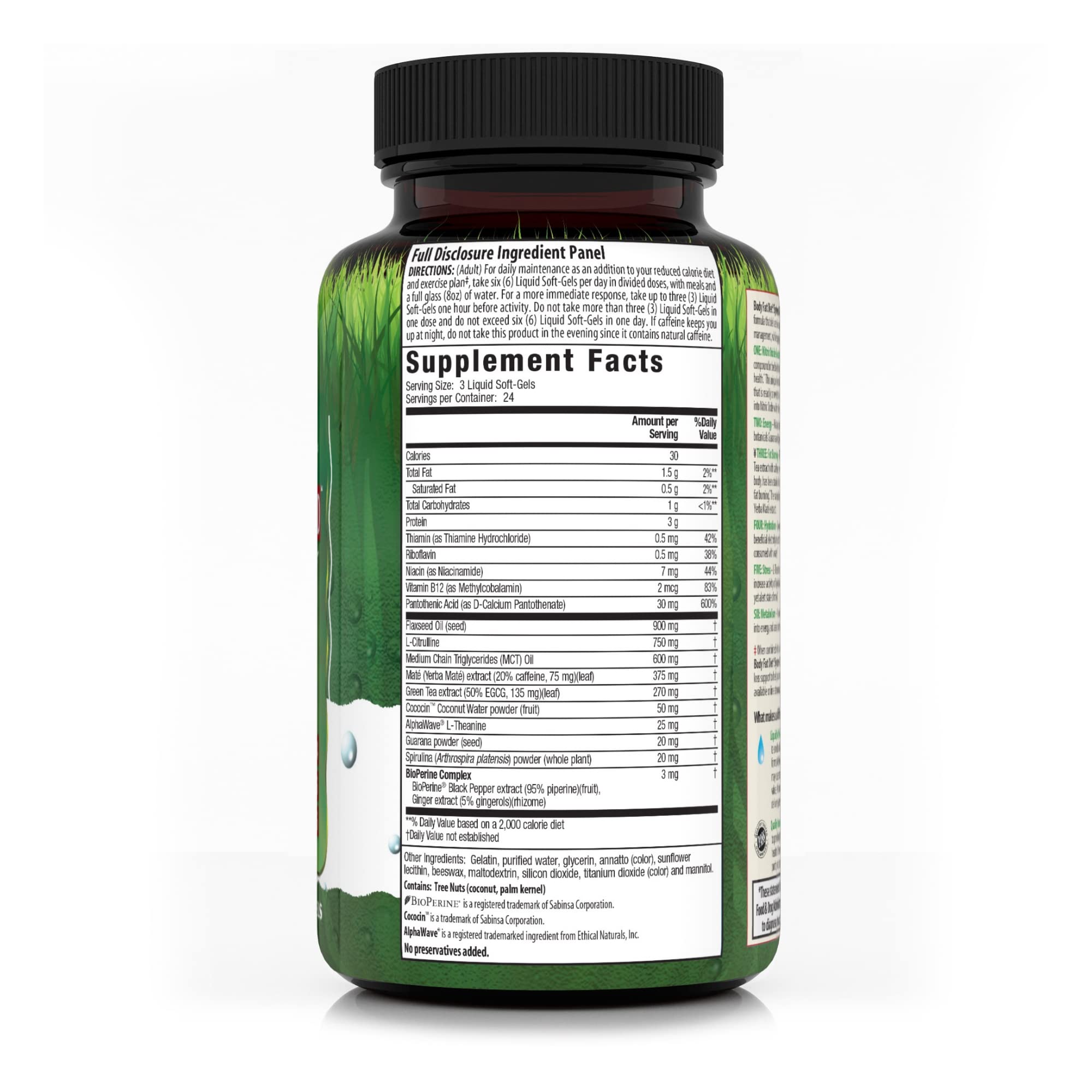 Irwin Naturals Body Fat Diet System-Six RED - 72 Liquid Soft-Gels, 6-in-1 Formula for Weight Management with Nitric Oxide Booster - 24 Total Servings