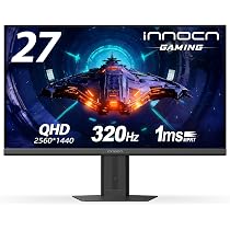 INNOCN - Monitor para jogos de 27 polegadas 2K QHD 2560 x 1440P