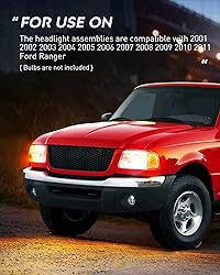 Nilight Headlight Assembly for 2001 2002 2003 2004