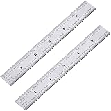 eBoot 2 Pack Stainless Steel Ruler Machinist
