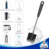 MR.SIGA Long Handle Bottle Brush 2 Pack - 12.8 Inch Reach Non-Scratch Nylon view 4