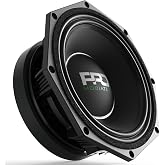mobiator PRO834MB Loudspeaker - 8" Midbass Aluminum Basket, 1400W Max, 350W RMS, 4 Ohms - Premium Quality Audio Door Speakers for Car or Truck Stereo Sound System (MB-PRO834MB)