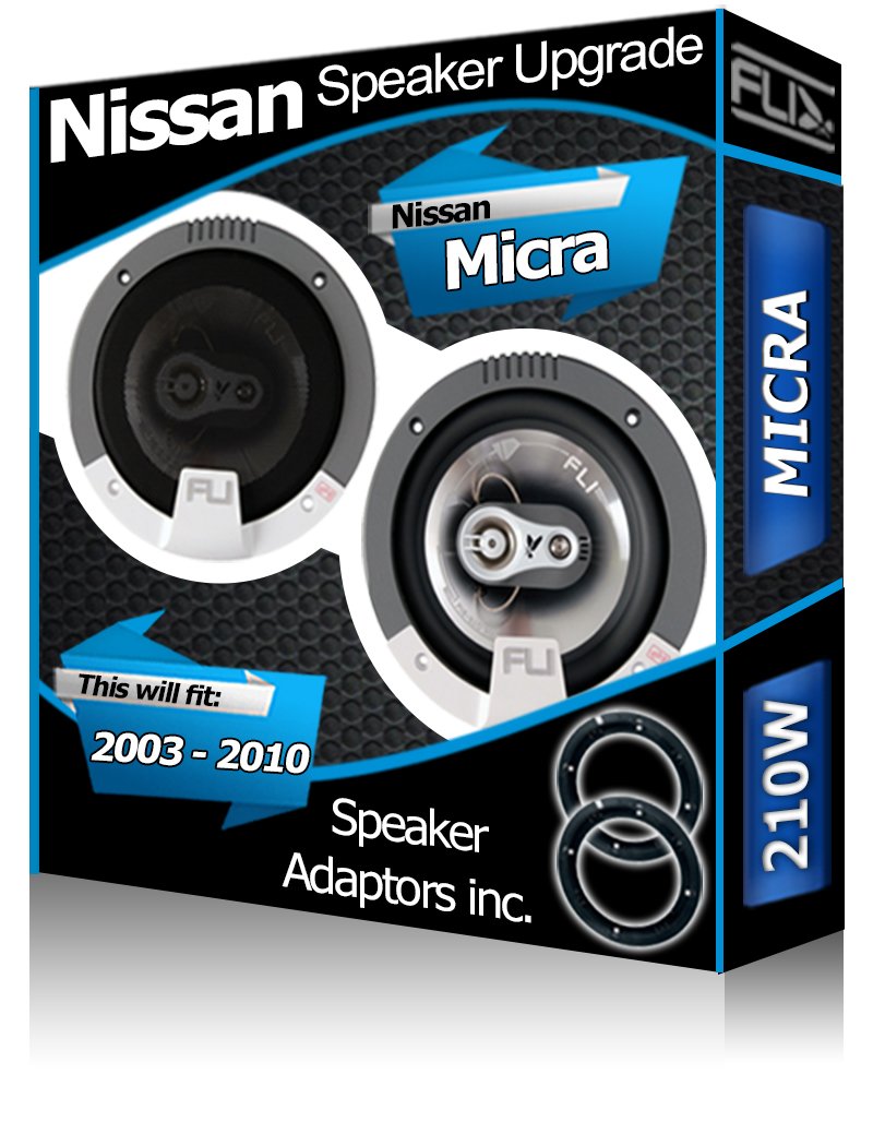 Nissan Micra Front Door Speakers Fli car speakers + Amazon.co.uk