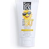 SolRX KID's SPORT SPF 50+ Sunscreen, Reef Safe Face &amp; Body Protection | Won't Run Into Eyes, Designed For Kids Who Enjoy Healthy Outdoor Activities Like Running, Swimming, Cycling, And Surfing