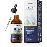Shilajit Liquid Drops with Ashwagandha,Turmeric,Black Musli for Enhanced Energy & Immune Support,Shilajit for Men,Sugar-Free,2 Fl.Oz