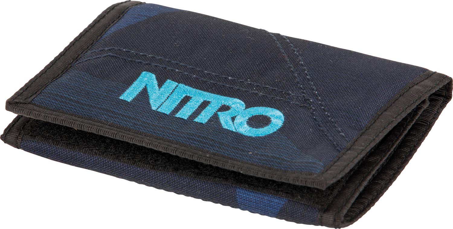 Nitro Wallet, Geldbörse, Geldbeutel, Portemonnaie, Münzbörse, Fragments Blue, 10 x 14 x 1 cm, 1131-878000_1945, 60g