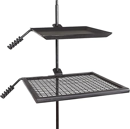 Amazon Com Titan Campfire Adjustable Swivel Grill Fire Pit