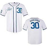 The Sandlot Benny Jersey Men's Baseball Jersey The Jet Rodriguez #30 Movie Stitched 90s Retro Baseball Shirt