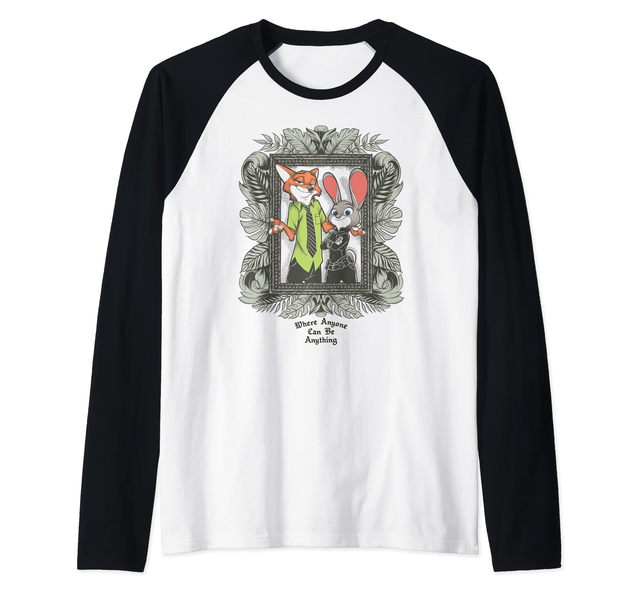 Disney Zootopia Can Be Anything Raglan Baseball Tee