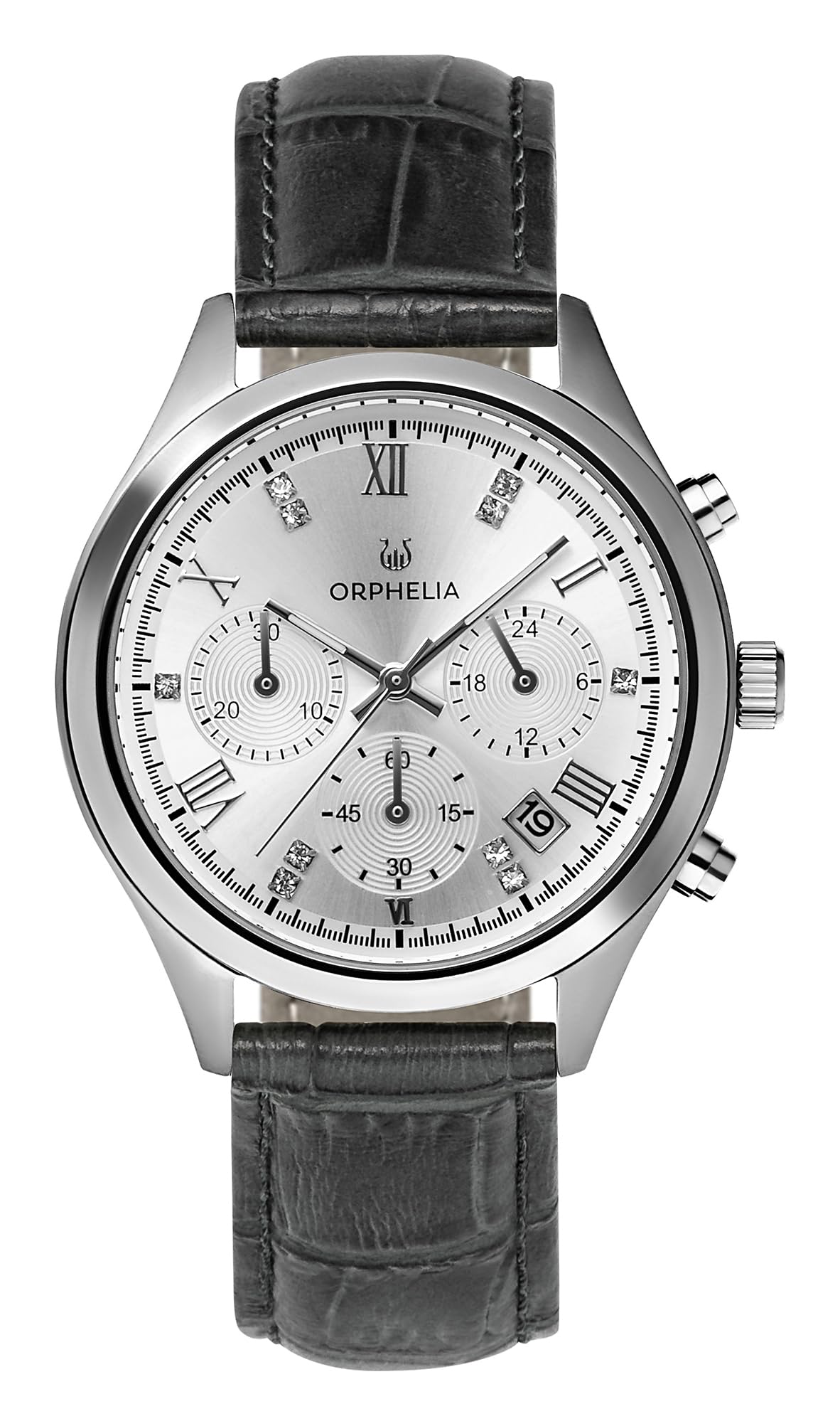 Orphelia Womens Quartz Watch, Chronograph Display and Leather Strap OR31802