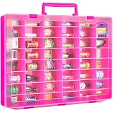 FULLCASE Case Compatible with 5 Surprise for Mini Brands Toys Series 1-4 Mystery Capsule Storage, for Mini Mart Collection Organizer for Collectibles(Case Only) (Red)