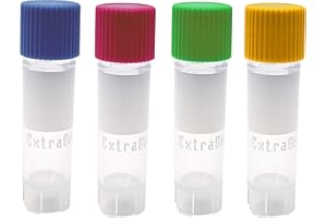 Extragene 2.0 ml Cryovial, External Cap, Polypropilene Sterilized Bag x 50 Color Assorted