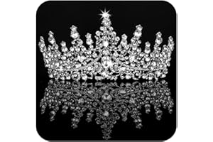 COCIDE Tiara and Crown for Women Crystal Queen Crown Rhinestone Tiara for Girl Bride Wedding Hair Accessories for Bridal Birthday Party Prom