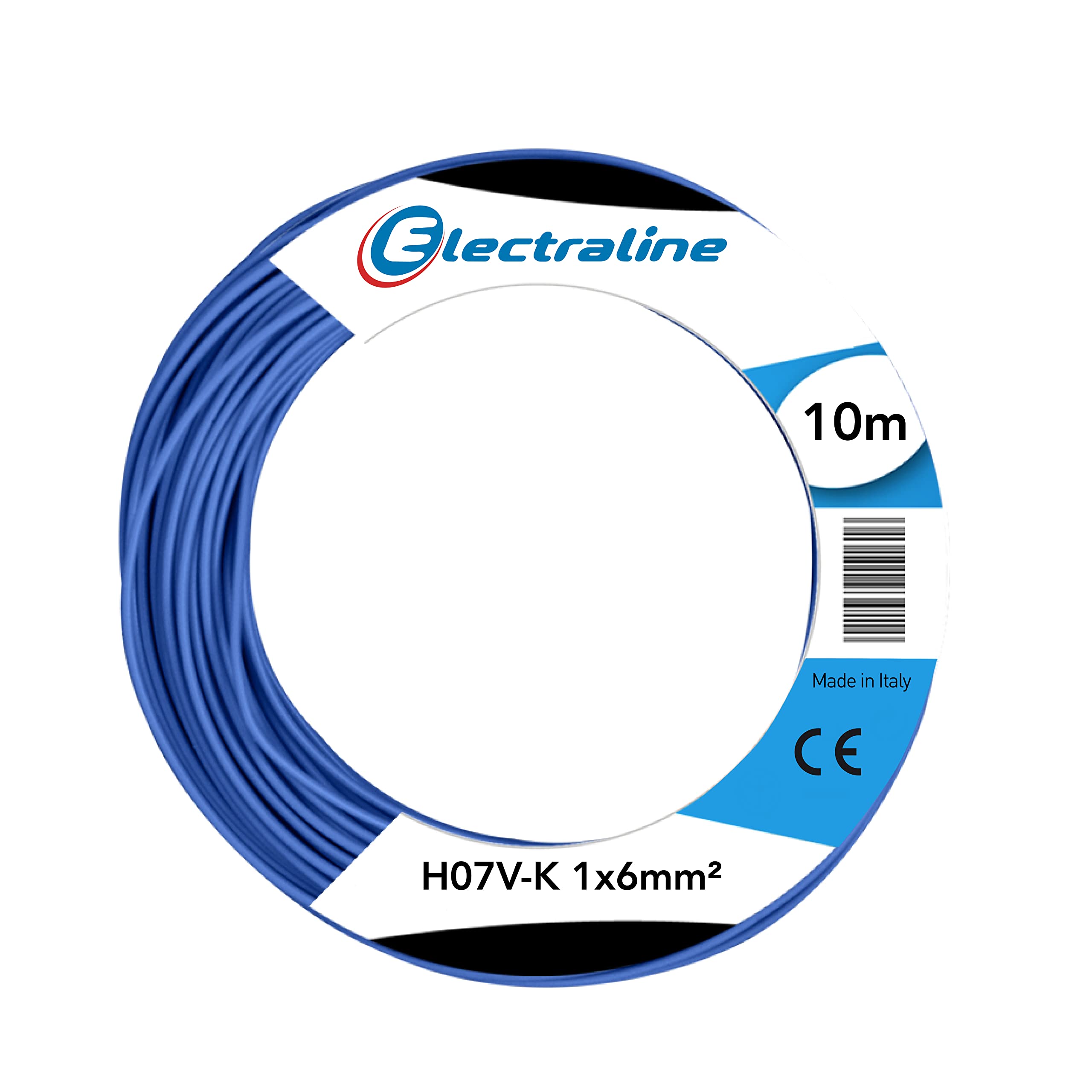 electroline 15301 H07 V-K 1X6 10M, Blue