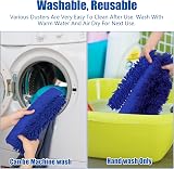 wlich Feather Duster 11 Pcs Extendable Pole Bendable Washable Cobweb Duster view 7