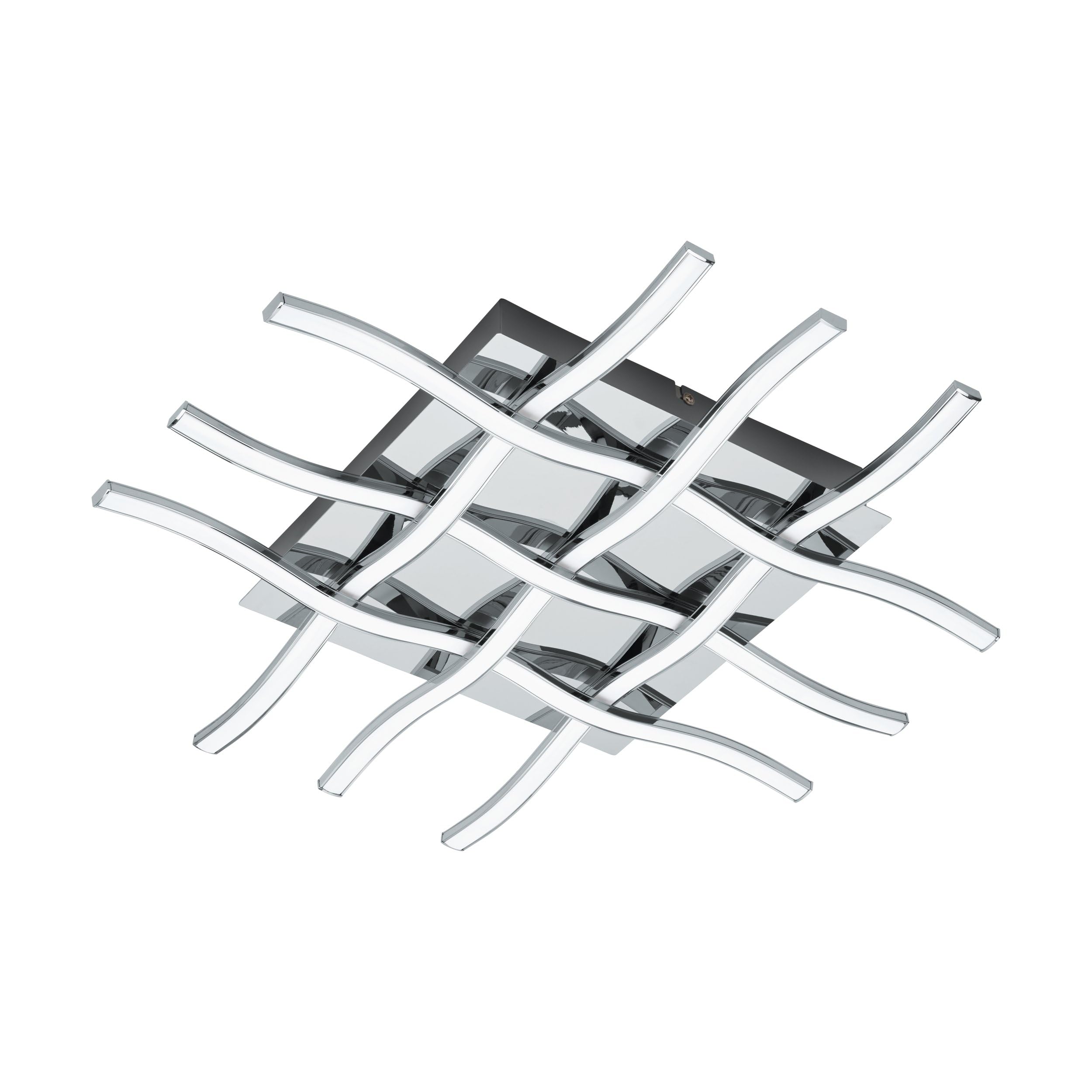 EGLO Lasana 1 LED Ceiling Light 6-Bulb Material: Steel/Plastic Chrome/White โ image 1