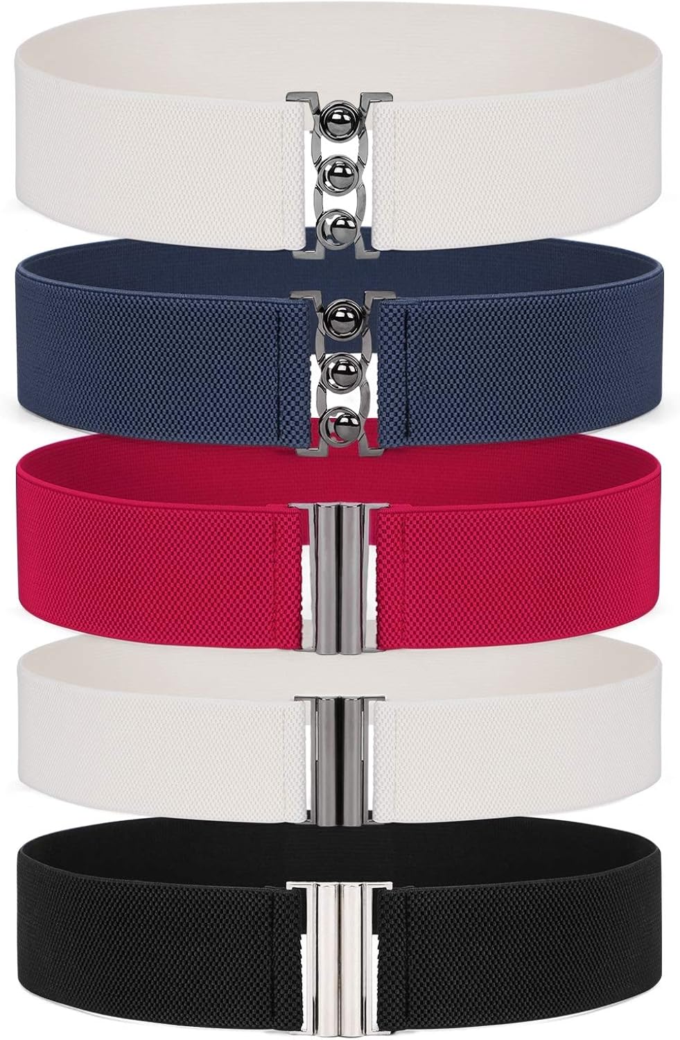 Wide Stretch Belts for Women Ladies Elastic Waistband Stretchy Retro