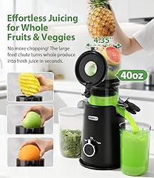 ECOSELF Juicer Machines with Wide Mouth & Large