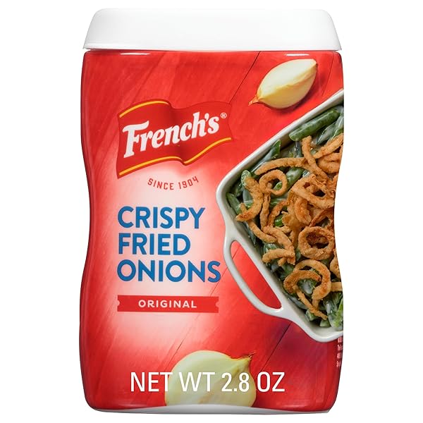 FRENCH’S ORIGINAL CRISPY FRIED ONIONS, 2.8 OZ
